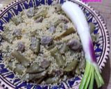 صورة لخطوة 3 من وصفة مسفوف الفول بكسكس القمح الكامل