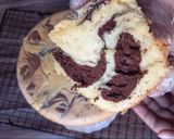 Foto langkah ke 9 dari resep Marmer cake ekonomis (metode all in one).