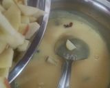 A picture of step 4 of Fruit Custard.