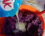 Foto langkah ke 2 dari resep Cheese bread ubi ungu.
