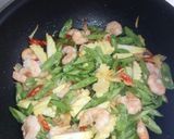 Foto langkah ke 5 dari resep Tumis udang buncis & putren.