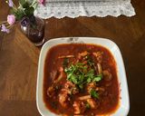 A picture of step 2 of Pork Meatballs in Tomato Sauce.