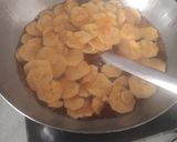 A picture of step 3 of Banana Wafers - Kerala style.