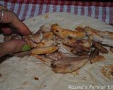 A picture of step 7 of Azerbaijani  chicken bites with fried garlic yogurt sauce.