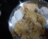 A picture of step 1 of Surti Matar Pattice.