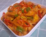 Foto langkah ke 5 dari resep Tahu udang saus padang.
