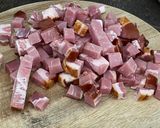 Sonkás tejfölös száraz bableves recept fázis 1 fotója