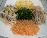 Hình bước làm 2 của món Bún thang
