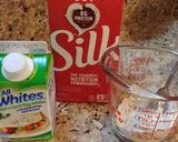 A picture of step 2 of Oatmeal Skillet Cakes with Peanut Butter and Jelly.
