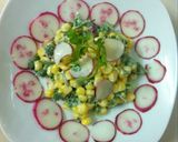 Hình bước làm 2 của món Salad Mặt Trời