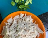 A picture of step 3 of Grilled Rice in Banana Leaves/Nasi Bakar.