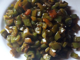 शिम्ला मिरची भाजी (shimla mirchi bhaji recipe in marathi)