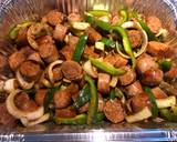 Bite Sized Baked Sausages with Peppers and Onions recipe step 5 photo