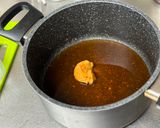 A picture of step 2 of Japanese Sukiyaki (Yamagata style).
