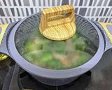 Hình bước làm 5 của món Chậu bông cải xinh