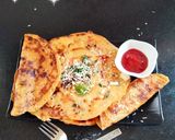 A picture of step 7 of Masala Rice flour chilla (chawal ke Aate ka tasty chilla).