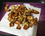 A picture of step 2 of Leftover Bread Croutons.