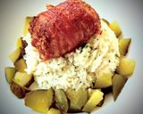 Baconba tekert fasírt recept fázis 4 fotója