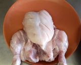 A picture of step 1 of Veggies Stuffed Tandoori Chicken.