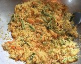 A picture of step 4 of Semolina Vegetable Upma.