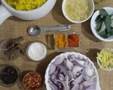 A picture of step 1 of Bhoni Mash Ki Daal.