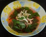 Hình bước làm 3 của món Canh rau dền nấu cá cơm
