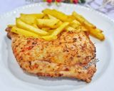 A picture of step 6 of Devilled chicken and chips recipe.
