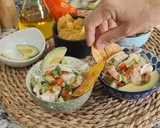 Foto del paso 9 de la receta: Ceviche fácil de gambas y aguacate