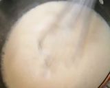 Une image de l'étape 2 de Flan coulis Framboises.