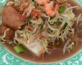 Foto langkah ke 8 dari resep Lontong Mie Surabaya simple.