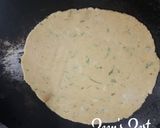 A picture of step 2 of Ash Gourd or Petha Kaddu Parathas.