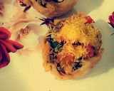 A picture of step 8 of Yummy chaat katori.