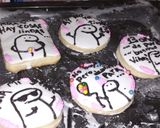 Foto del paso 2 de la receta: Galletitas de flork en masa de jengibre y glasé!!🤗🤗