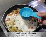 A picture of step 11 of Samak rice upma.