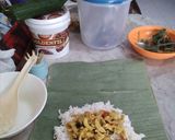 Foto langkah ke 6 dari resep Nasi bakar jamur suwir ayam.
