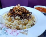 A picture of step 8 of Egyptian Koshari.