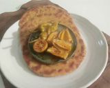 A picture of step 6 of Makia ki roti.