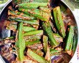 सिंपल फ्राई भिंडी (simple fry bhindi recipe in Hindi) रेसिपी चरण 4 फोटो