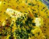 A picture of step 4 of Shahi paneer.