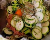 Une image de l'étape 4 de Gratin de courgettes pomme de terre et thon au Cook Expert.