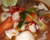 Foto langkah ke 4 dari resep Steamboat kuah tomyam.