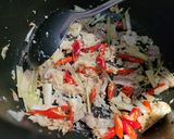 A picture of step 1 of Thai Red "Dragon" chicken soup.