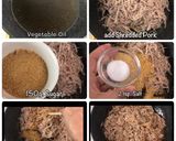 A picture of step 2 of Thai Street Food • Fried Shredded Pork with Crispy Shallot •Thai Street Vendor food | ThaiChef Food.