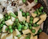 A picture of step 2 of Pudina rice.