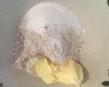 A picture of step 3 of Apple crumble.