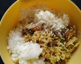 A picture of step 1 of Veg biryani kabab.
