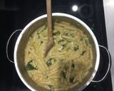 A picture of step 7 of Vegan mac and “cheese”.