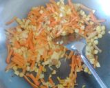 Foto langkah ke 3 dari resep Tumis Satih Dadar Simprak (Sawi Putih Telur Dadar Simple & Praktis).