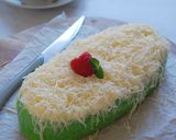 Foto langkah ke 5 dari resep Brownies Kukus Pandan 2 telur.