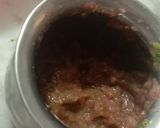 A picture of step 2 of Pudina chutney.